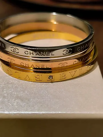 Chanel and Bulgari Bangles Set