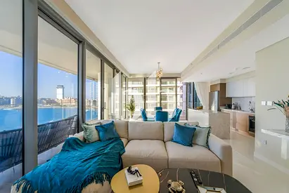 Furnished Corner Unit | Palm View | 3BDR + Maid