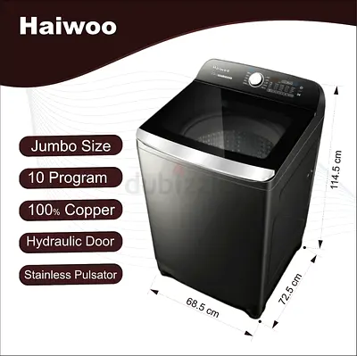 Haiwoo Washing Machine 20Kg Top Load Big Capacity 100% Copper  .. New  Used Both Available