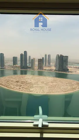 For sale, three rooms in one of the most luxurious towers in Sharjah, with a panoramic view of the Khan Sea.