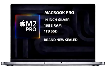 MacBook Pro M2 Pro 14” Silver | 16GB RAM | 1TB SSD | Brand New Sealed