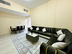 Premium Furnished 2BHK Ajman Corniche Balcony 2 Bathrooms Bills and Internet Included 5200 Monthly