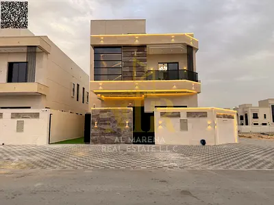 A villa with all registration and ownership fees included, on the main street, ready to move in, in the most prestigious areas of Ajman. Freehold owne