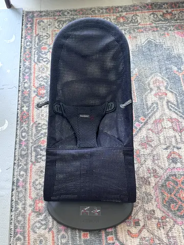 BabyBjorn Mesh Baby Bouncer/Rocker with 3‑Point Harness - Excellent Condition, used few times.