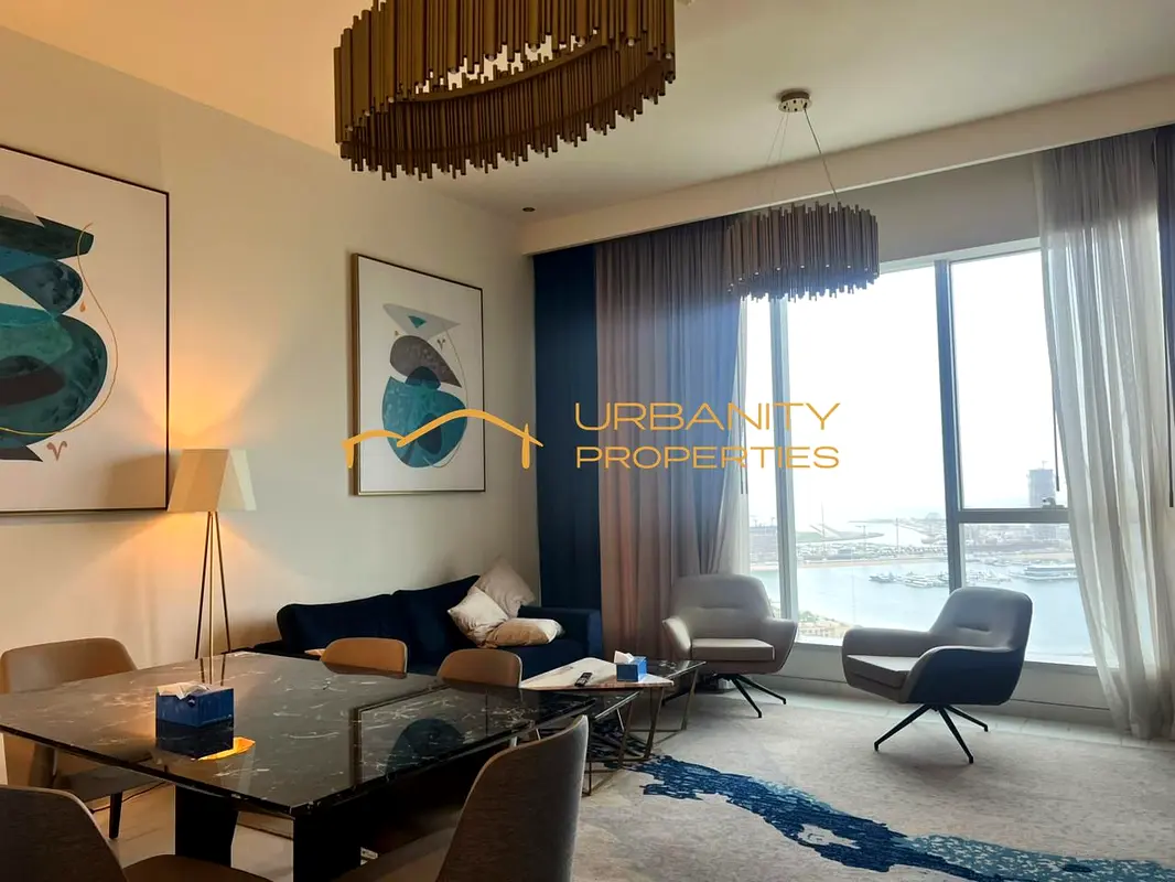 Sea-Facing 2BR + Maid’s Room | Fully Furnished | Avani Palm View | High Floor