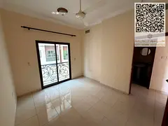 A 1-bedroom apartment for annual rent in Al Hamidiya, Ajman, featuring spacious areas and clean fini