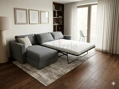 Ikea vimle L shape sofa bed with mattress
