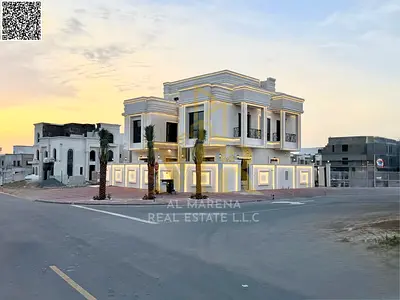 A villa with all registration and ownership fees included, on the main street, ready to move in, in the most prestigious areas of Ajman. Freehold owne