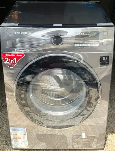 Samsung 2-in-1 Washer Dryer Front Load (Silver) - Excellent Condition
