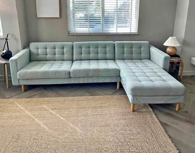 Available high quality ikea l shape sofa like a new