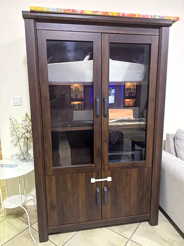Stylish Brown Wooden Cabinet