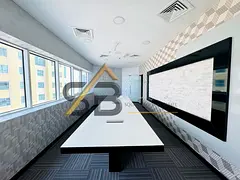 Spacious Semi-Fitted Office with Glass Partitions | A/C Included