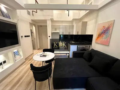 Loft-Style 1BR | Furnished | Balcony & Community Views