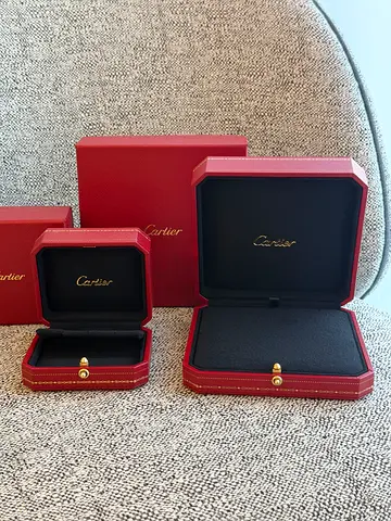 Cartier red jewelry box for bracelet Love