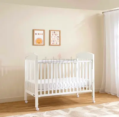 Juniors Magaret Crib with ikea mattress and protector