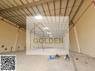 مستودع جديد للإيجار – 8,500 قدم مربع | كهرباء 100 كيلوواط | 40 درهم/قدم مربع | أم القيوين