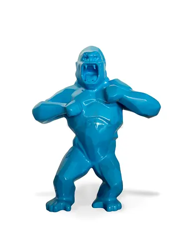 Statement Gorilla Sculpture – High Gloss | Luxury Interior Piece