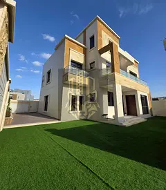 Luxury villa for rent in Al Zahia on the corner of two streets and near Sheikh Mohammed Bin Zayed Ro