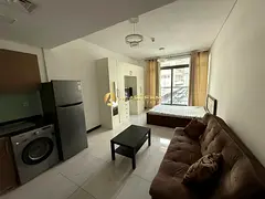 Furnished Studio | Balcony | Road View | Crystal Residence JVC