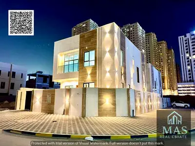 فيلا زاوية على شارعين للبيع في العامرة – عجمان | تصميم عصري | تملك حر