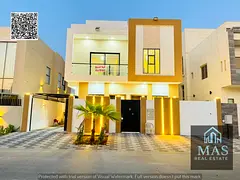 Luxury villa in a prime location in Al Zahia, 6 rooms and a rooftop terrace, electricity and water i