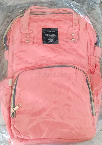 Pink Multifunctional Baby Diaper Backpack - New