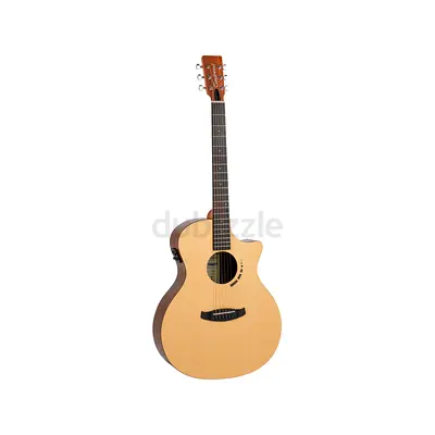 Tanglewood TM6CE Metropolitan Series Electro-Acoustic Guitar Spruce Top Koa Auditorium Cutaway Body