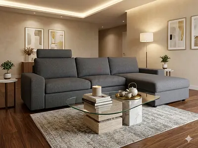 Ikea vimle L shape sofa bed with mattress