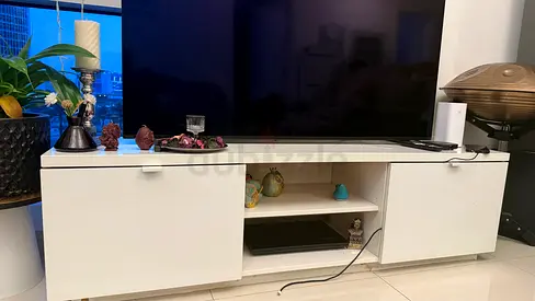 White TV Cabinet - Good Condition