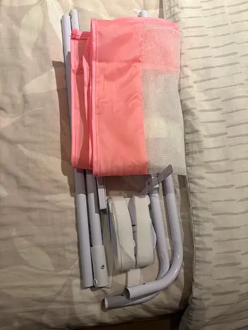 Camden fabric guardrail for kids bed