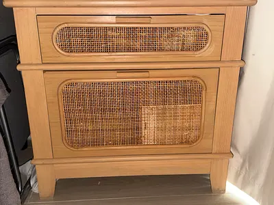 Rattan cabinet