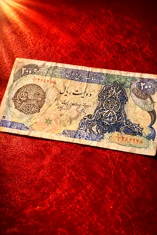 Rare 200 Rials Overprint Note – Pahlavi to Islamic Republic Transition