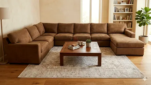 Crate Barral axis U shape sofa