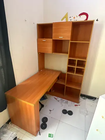 Study Table with bookshelf