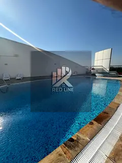 🌟 3-bedroom apartment with a living room and direct sea view – Al Majaz 1 | AC on the owner + f