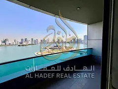 Full Khalid Lagoon &amp; Sea View — All Master Bedrooms — Free AC, Parking, Gym &amp; Pool — 4