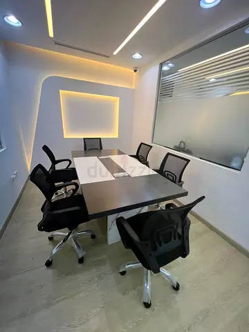 Modern Office Meeting Room Setup
