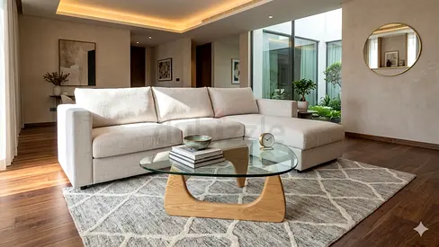 Ikea vimle L shape sofa bed with mattress