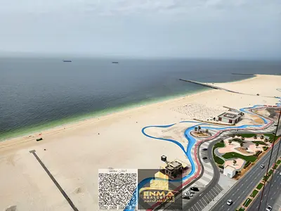 إطلالة بحرية مباشرة / شقة فاخرة للإيجار في برج الكورنيش ريزيدانس