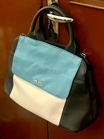 Nine West tri-colour leather tote bag - good condition