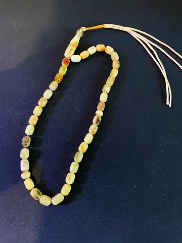 Natural baltic Amber rosary 14 grams  سبحة كهرمان بلطيقي طبيعي حر ١٤ غرام