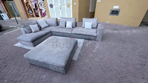 Italian L shape sectional sofa