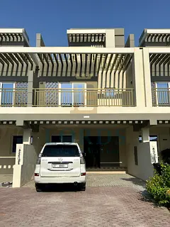 3BR Villa | Victoria DAMAC Hills 2 | Balcony &amp; Terrace | Courtyard View