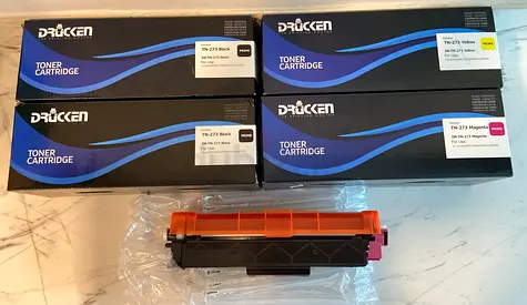Drucken toner cartridge TN-273 Black, yellow, pink
