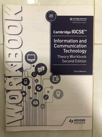 Cambridge IGCSE Information and Communication Technology Theory Workbook Second Edition