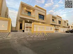 Luxury villa for sale in Al Yasmin, elegant design featuring 5 spacious bedrooms and ultra-luxurious