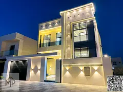 Villa for sale in Ajman | Al Amrah area | 6 bedrooms, majlis, hall, maid's room and roof | Freeh