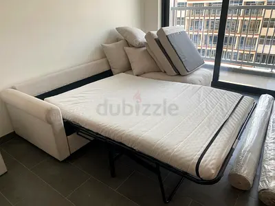 Ikea gronlid L shape sofa bed with mattress