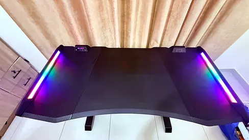 Cougar Dual RGB GamingDesk with Headset Hooks