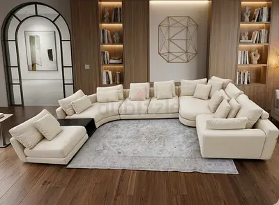 Chattel more Olta U Shape Sofa Beige excellent Condition
